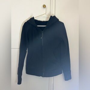 Lululemon black scuba full zip hoodie jacket.